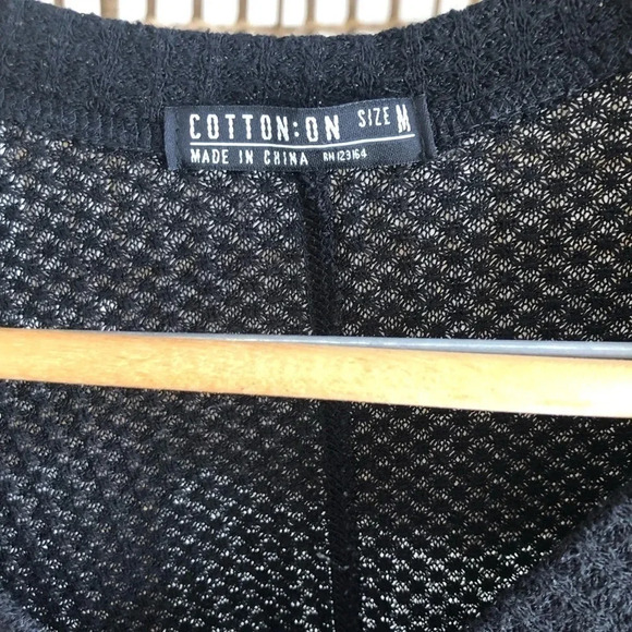 Black Cotton: On sweater - Picture 3 of 6